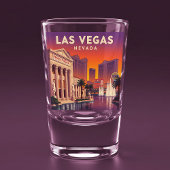 Vintag Las Vegas Nevada Schnapsglas