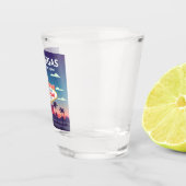 Vintag Las Vegas Nevada Schnapsglas (Rechts)