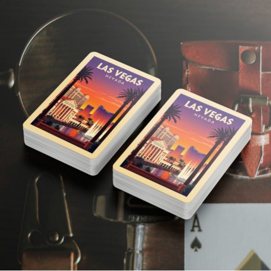 Vintag Las Vegas Nevada Spielkarten