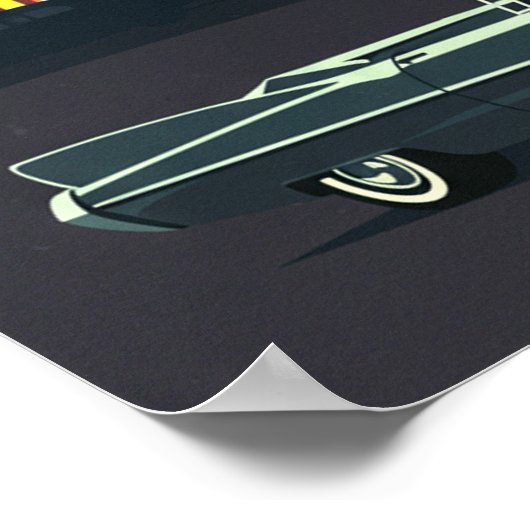 Vintag Las Vegas Poster (Ecke)