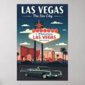 Vintag Las Vegas Poster (Vorne)