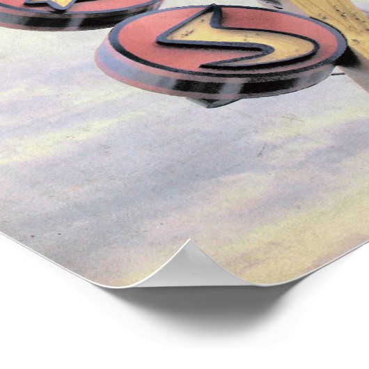 Vintag Las Vegas Poster (Ecke)