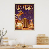 Vintag Las Vegas Poster (Küche)