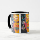 Vintag Las Vegas Travel USA Tasse (Vorderseite Links)