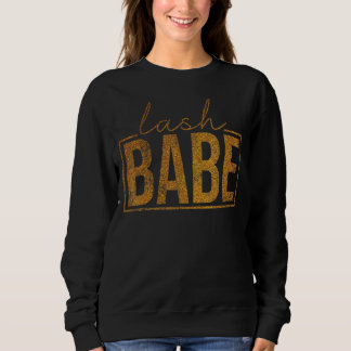 Vintag Lash Babe Lash Tech Lash Artist Lash Babe Sweatshirt