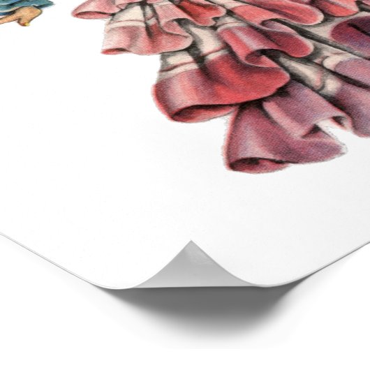 Vintag Latin Dancer Poster (Ecke)