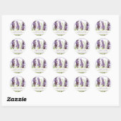 Vintag Lavender Custom Stickers (Blatt)