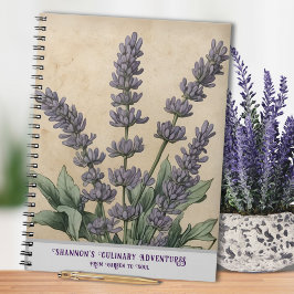 Vintag Lavender Herbal Kitchen Notizblock