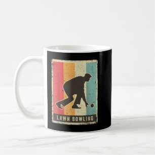 Vintag Lawn Bowling Retro Poster 1426 Kaffeetasse