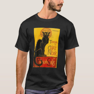 Vintag Le Chat Noir Black Cat Paris T-Shirt