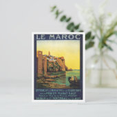 Vintag Le Maroc Marokko Postkarte (Stehend Vorderseite)