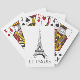 Vintag Le Paris - Paris Fahrradkarten Spielkarten