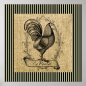 Vintag Le Poulet Poster (Vorne)