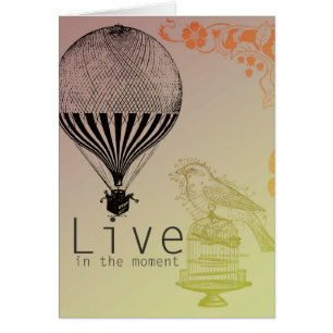 Vintag leben Sie im Moment