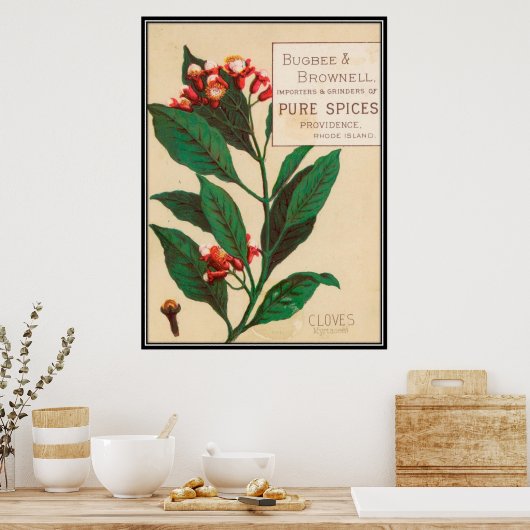 Vintag: Lebensmittelwerbung - Poster (Küche)