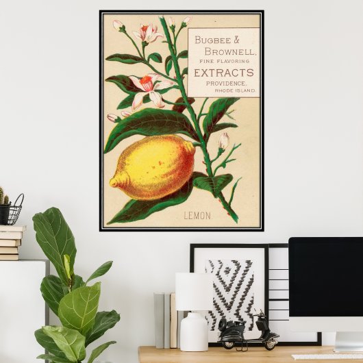 Vintag: Lebensmittelwerbung - Poster (Heimbüro)