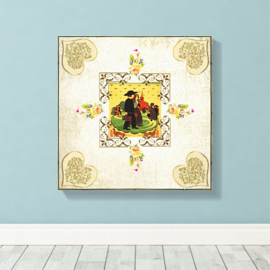 Vintag Leinwanddruck (Insitu (Holzboden))