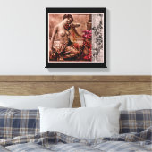 Vintag Leinwanddruck (Insitu (Schlafzimmer))