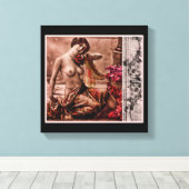 Vintag Leinwanddruck (Insitu (Holzboden))