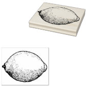 Vintag Lemon Gummistempel (Stempel)