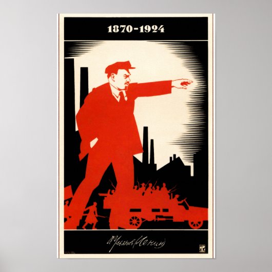 Vintag Lenin Poster (Vorne)