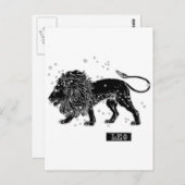 Vintag Leo Postkarte (Vorne/Hinten)