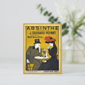 Vintag Leonetto Cappiello Absinthe und Postkarte (Stehend Vorderseite)
