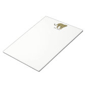 Vintag Leopard Cheetah Gepunktete Katze Zeichnend Notizblock (angewinkelt)