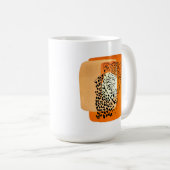 Vintag Leopard Kaffeetasse (VorderseiteRechts)