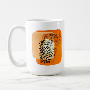 Vintag Leopard Kaffeetasse