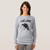 Vintag Letterpress Crow T-Shirt (Vorne ganz)