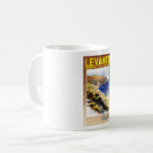 Vintag Levanto Genova Italien Tourismus Kaffeetasse (Vorderseite Links)