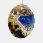 Vintag Levanto Genova Italien Tourismus Keramik Ornament (Rechts)