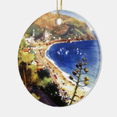 Vintag Levanto Genova Italien Tourismus Keramik Ornament (Links)