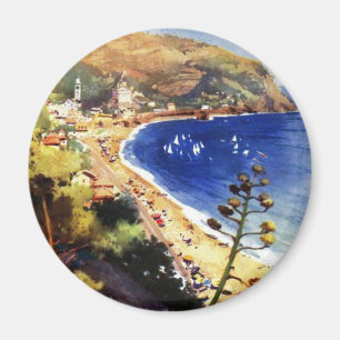 Vintag Levanto Genova Italien Tourismus Magnet