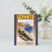 Vintag Levanto Genova Italien Tourismus Postkarte (Stehend Vorderseite)