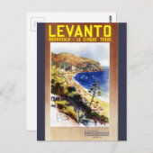 Vintag Levanto Genova Italien Tourismus Postkarte (Vorne/Hinten)