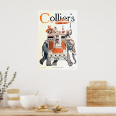 Vintag Leyendecker, "Auf dem Weg nach Mandalay" Poster (Küche)