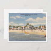 Vintag Lido Beach Sarasota Florida Postkarte (Vorne/Hinten)