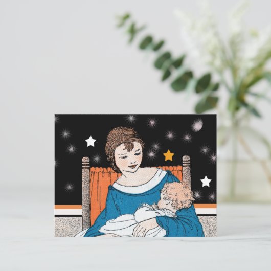 Vintag liebende Mutter betritt Muttertag Postkarte (Stehend Vorderseite)