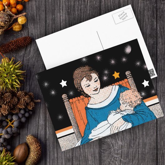 Vintag liebende Mutter betritt Muttertag Postkarte