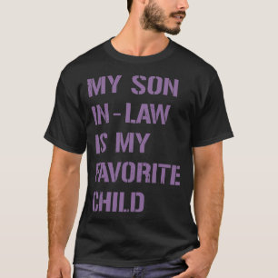 Vintag Lila ist mein SohnInLaw mein Lieblingskind T-Shirt