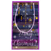 Vintag Lila Kleine Geschenktüte (Vorderseite)