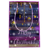 Vintag Lila Mittlere Geschenktüte (Vorderseite)