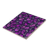 Vintag Lila Paisley Fliese (Seite)