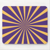 Vintag Lila und gelb gestreift Mousepad (Vorne)