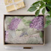 Vintag Lilac Pattern Seidenpapier (Geschenk)