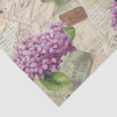 Vintag Lilac Pattern Seidenpapier (Detail)