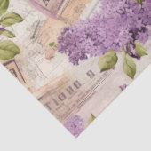 Vintag Lilac Pattern Seidenpapier (Detail)