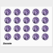 Vintag Lilac Succulent Gift Fevor Stickers (Blatt)